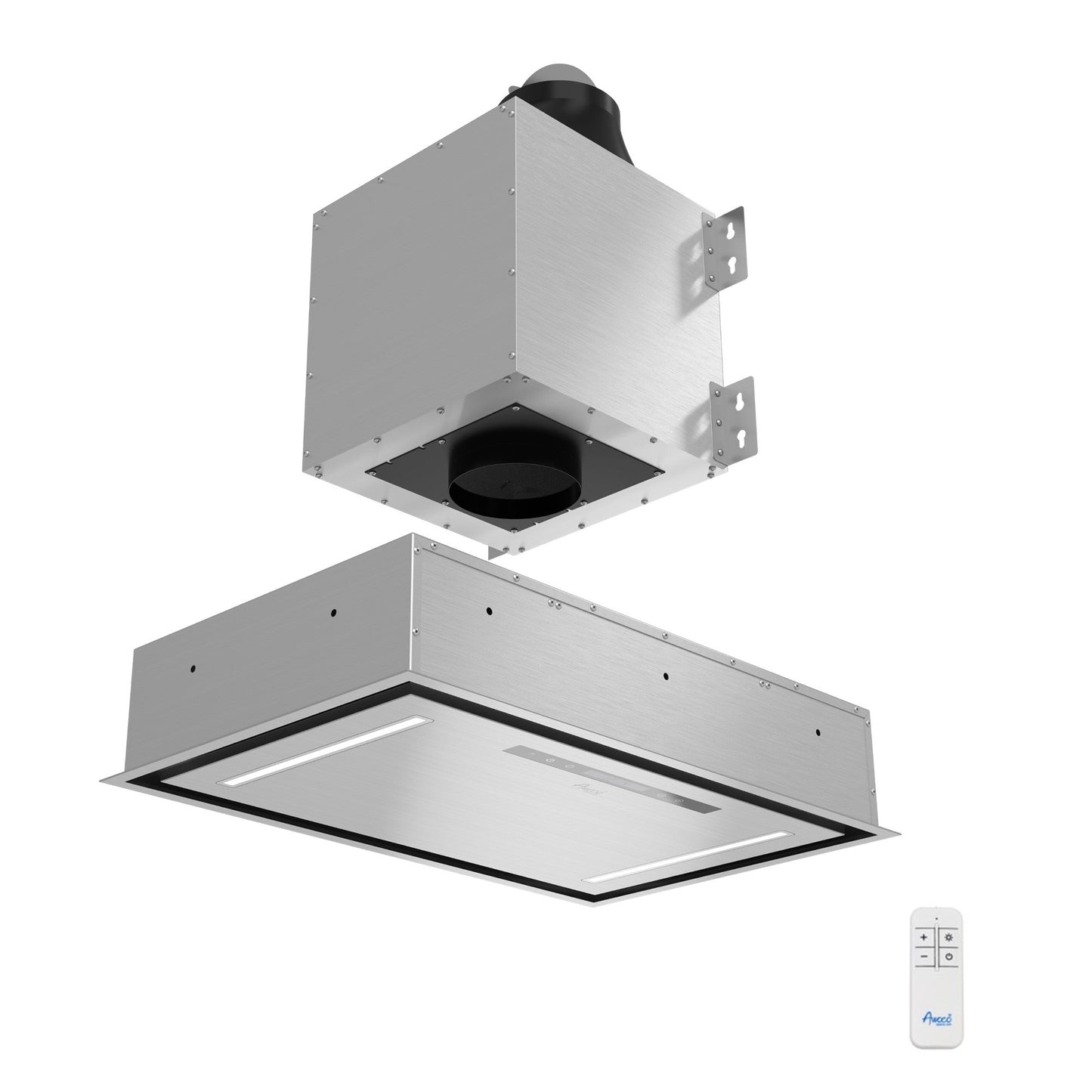 AWOCO  RH-IT06-CR Ceiling Mount Range Hood- Split Insert - 800 CFM & 6" Vent - AWC-RH-IT06-CR30