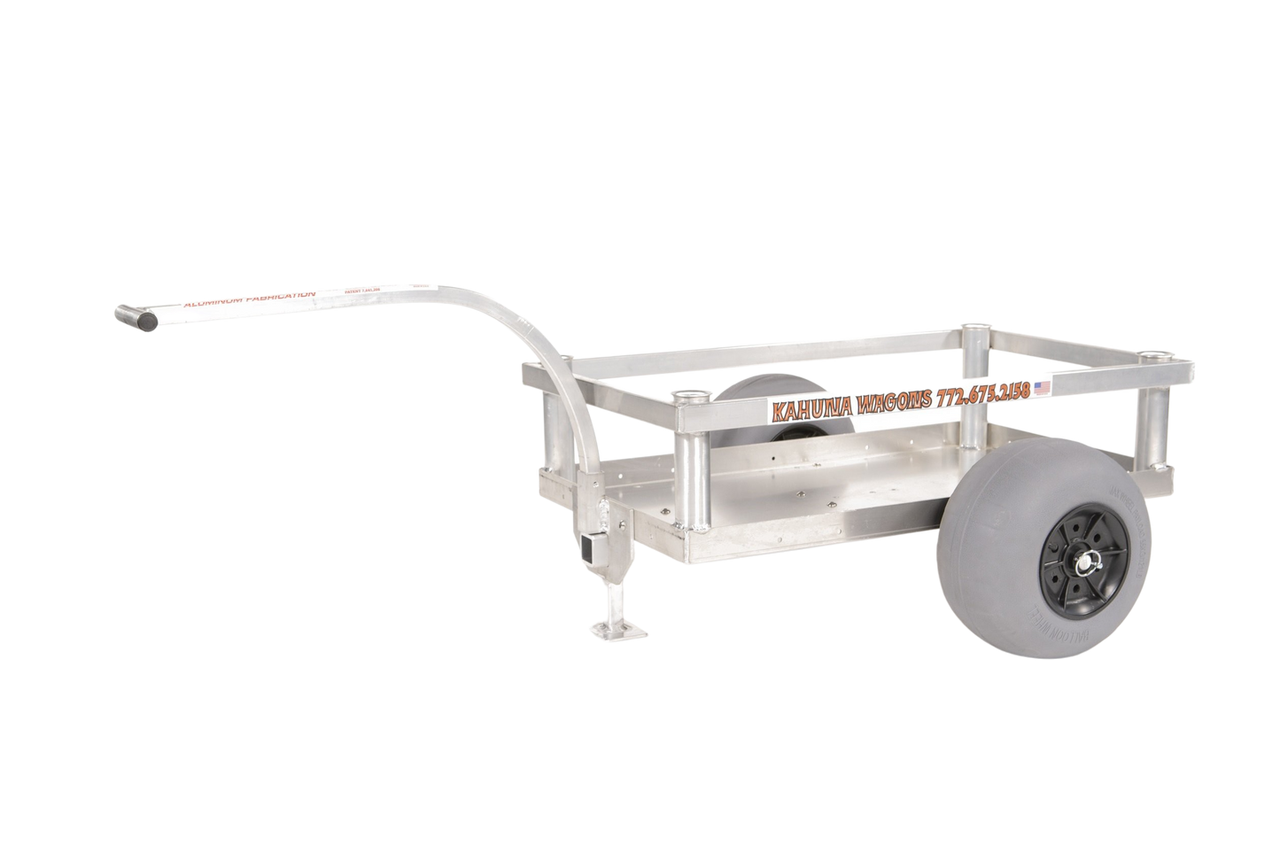 Alumacart Bimini Beach and Fishing Wagon with Rod Holders and Hitch Mount New - BIMINI