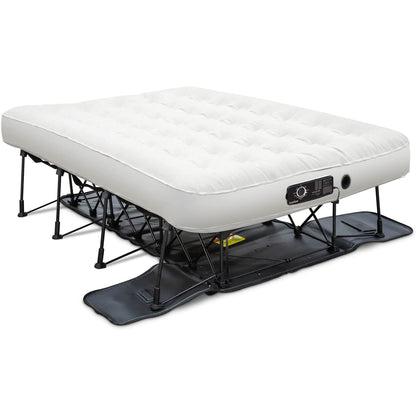 Ivation EZ-Bed Air Mattress, Full Size Air Mattress with Built In Pump & Deflate Defender - IVIAEZBFA360BG