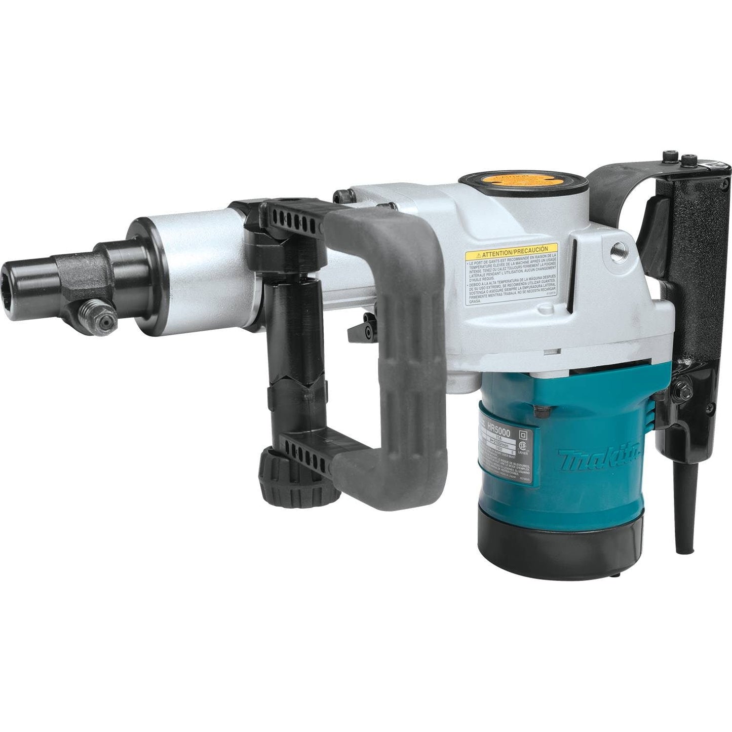 Makita (HR5000) 2" Rotary Hammer, Spline, AC/DC, 2-mode, case - HR5000