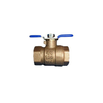 Zurn  Wilkins 850T 2" Tapped Ball Valve, Full Port Bronze, 400 psi - 2-850T