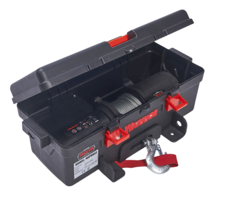 DK2 40PUS12 4,000 lbs. Capacity Warrior Trojan Electric Steel Winch Cable New - 40PUS12