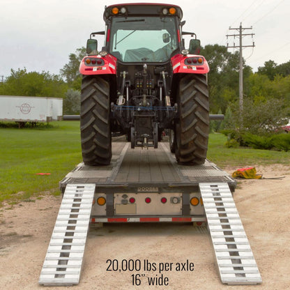 Adam Equipment 8' L Aluminum Ramps, Double Pin-On Ends - 20,000 lb. Weight Cap