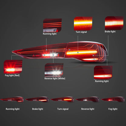 LED Laser Tail Lights Assembly For 20-UP BMW 4 Series G22/G23/G26/G82/G83