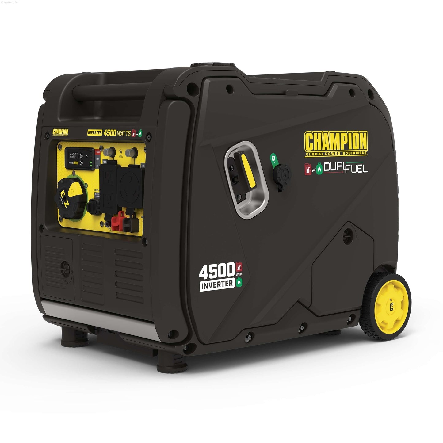 Aurora Generators Champion 4500-Watt Portable Dual Fuel Inverter Generator with Quiet Technology - PowerGen USA - 200991