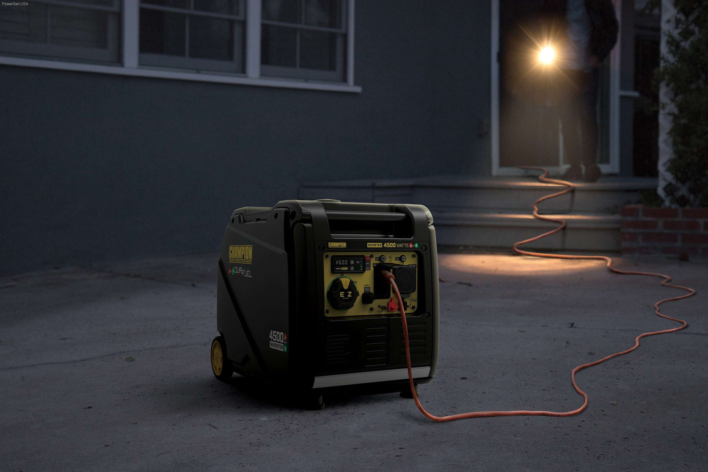 Aurora Generators Champion 4500-Watt Portable Dual Fuel Inverter Generator with Quiet Technology - PowerGen USA - 200991