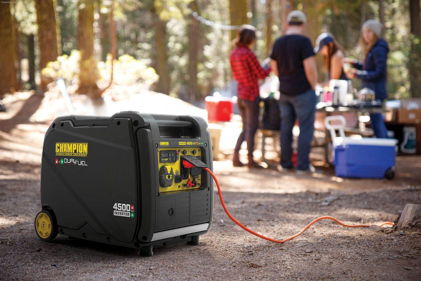 Aurora Generators Champion 4500-Watt Portable Dual Fuel Inverter Generator with Quiet Technology - PowerGen USA - 200991