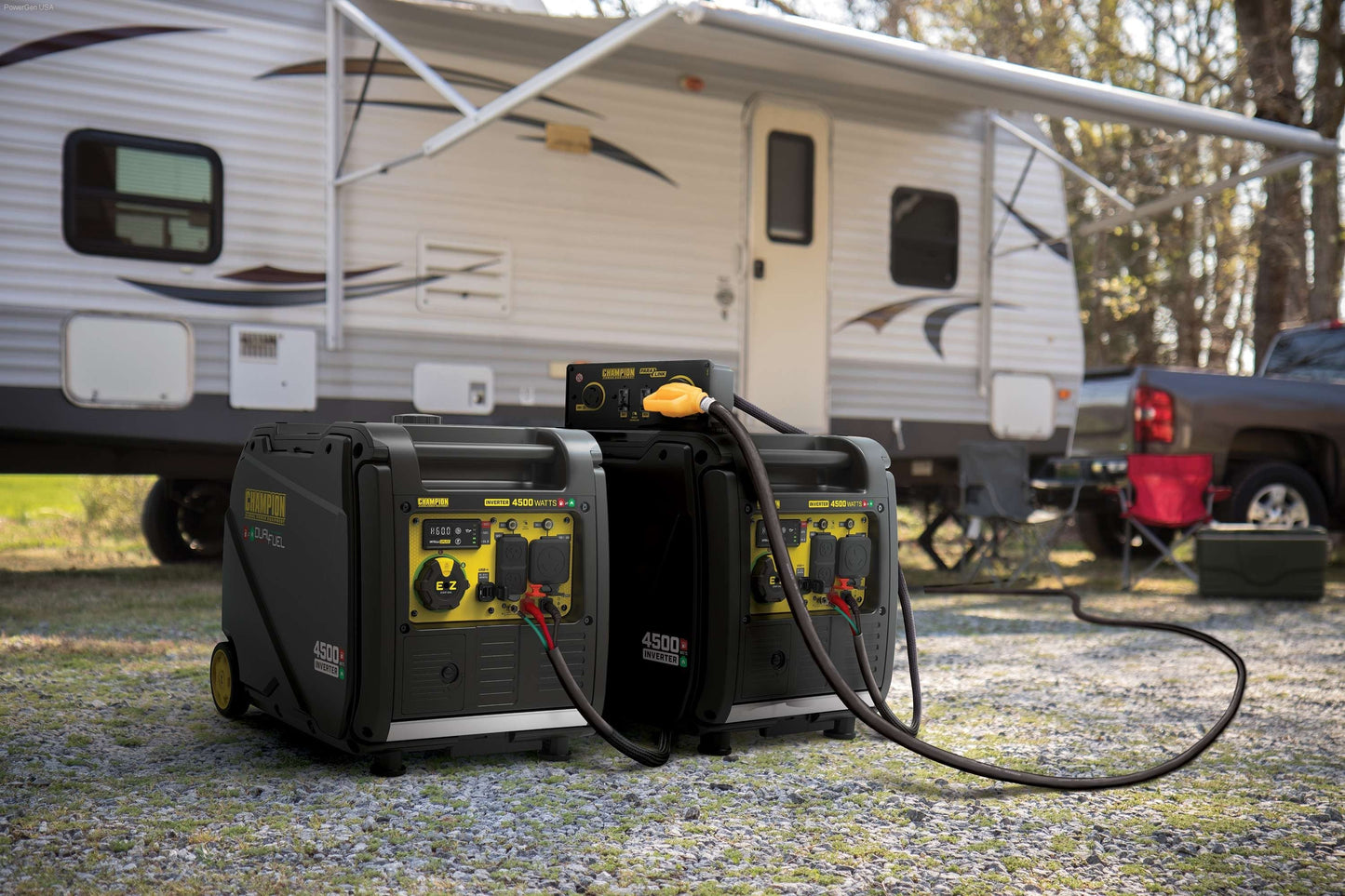 Aurora Generators Champion 4500-Watt Portable Dual Fuel Inverter Generator with Quiet Technology - PowerGen USA - 200991