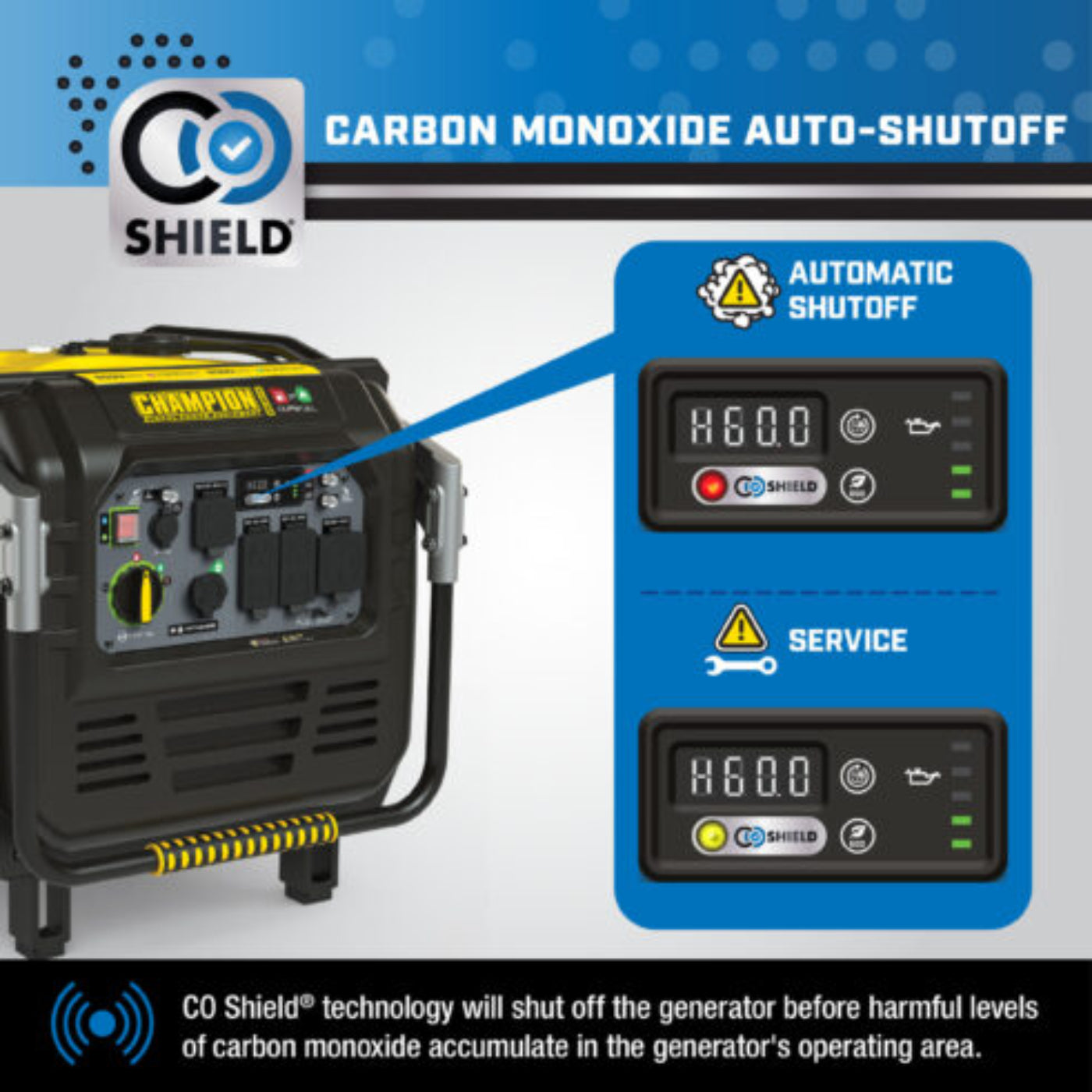 Aurora Generators Champion 201175 8500W Electric Start Dual Fuel Inverter with CO Shield - PowerGen USA - 201175