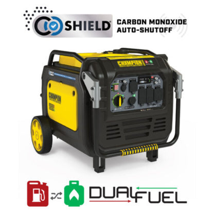 Aurora Generators Champion 201175 8500W Electric Start Dual Fuel Inverter with CO Shield - PowerGen USA - 201175