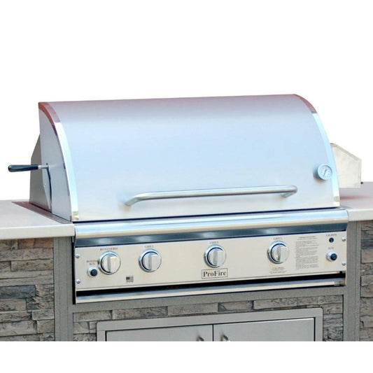 ProFire Deluxe Briquette Series 36-Inch Built-In Infrared Hybrid Grill - BQDLX36GIH-P