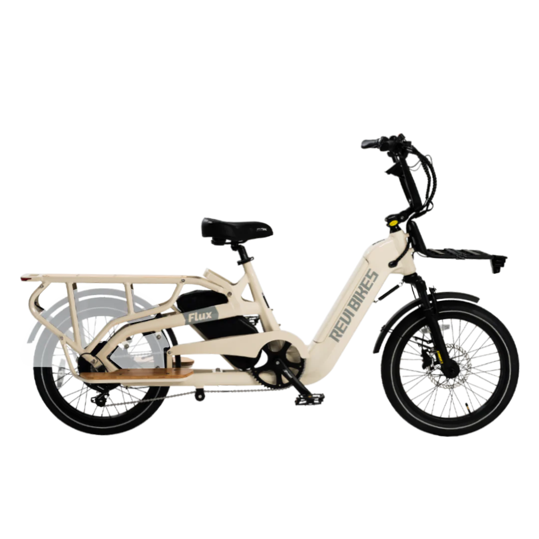 Samson Revi Bikes Flux E-Bike Lithium Ion 48V 15Ah 750W 55 Mile Range 25 MPH New - FLUX-CREAM