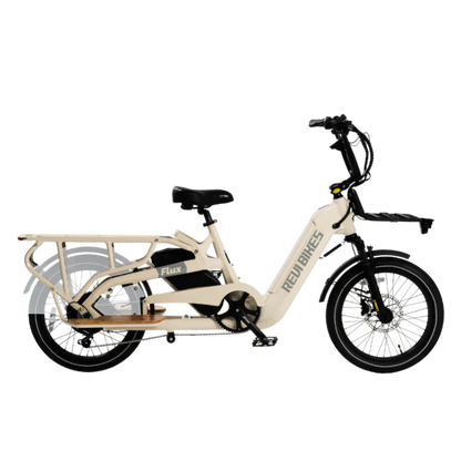 Samson Revi Bikes Flux E-Bike Lithium Ion 48V 15Ah 750W 55 Mile Range 25 MPH New - FLUX-CREAM