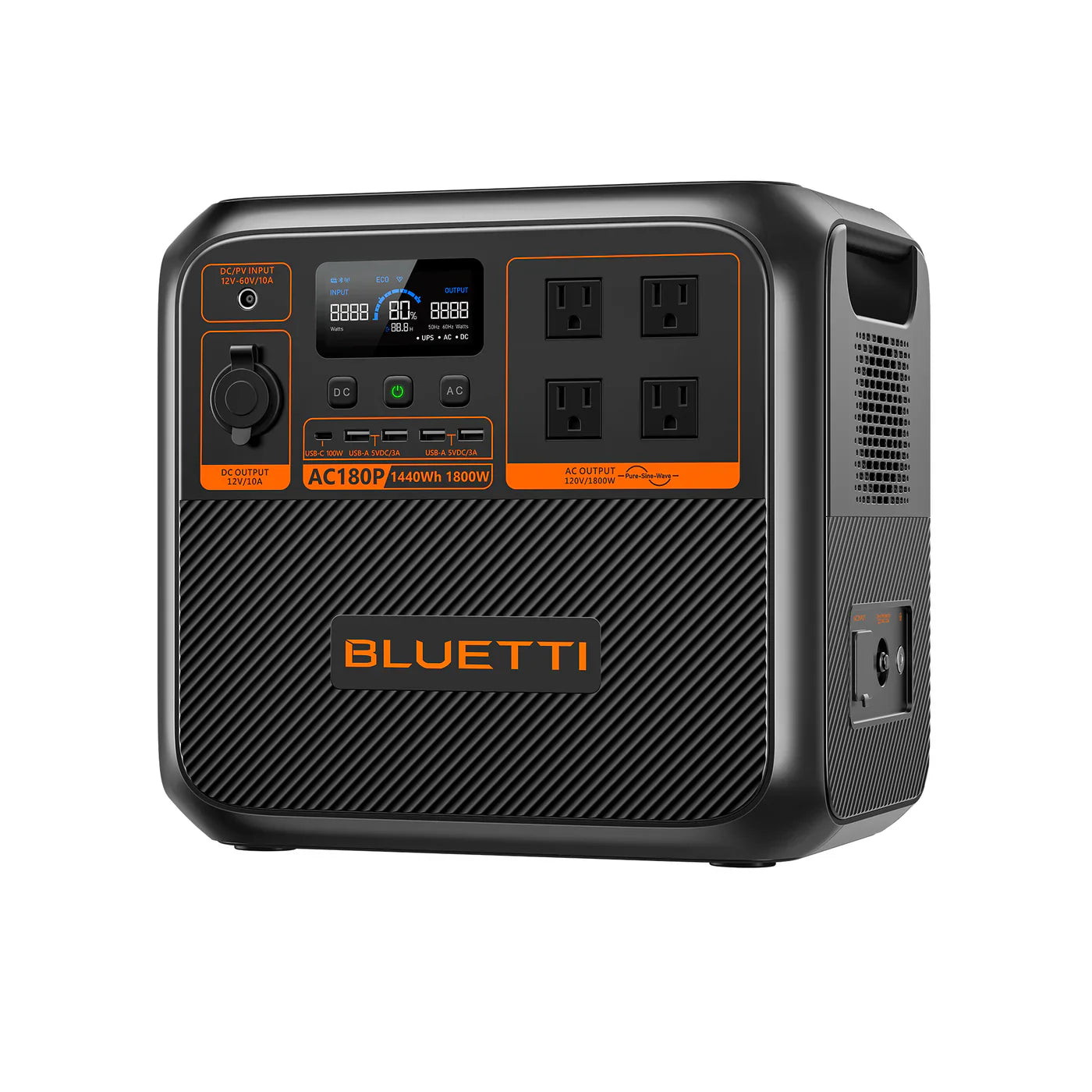 BLUETTI Premium 150 (AC180P) Solar Portable Power Station | 1,800W 1,440Wh - PowerGen USA