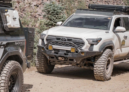 Backwoods Adventure Hi-Lite Overland Toyota Tacoma Front Bumper 4th Gen (2024-2026) [Prerunner Bull Bar] - BWTT4F-9870