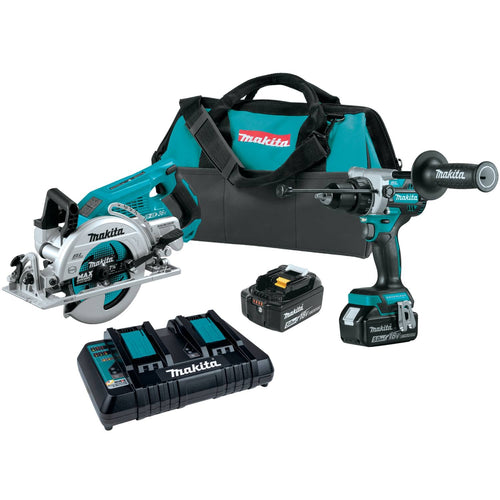 Makita (XT289PT) 18V LXT Lithium-Ion Brushless Cordless 2 Pc. Combo Kit - XT289PT