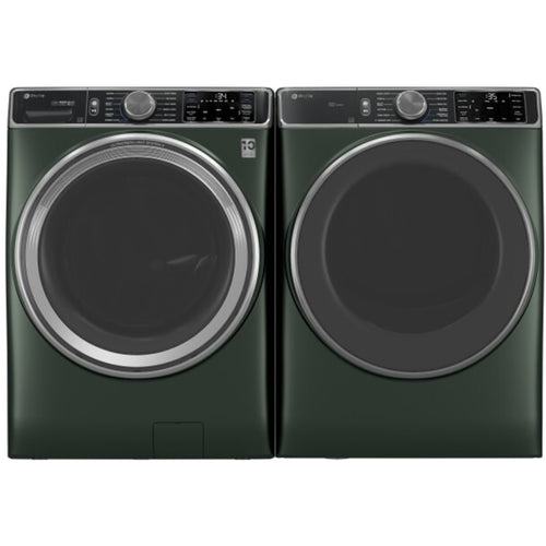 GE Appliances Profile  28 Inch Smart Front Load Washer & GE Profile 28 Inch Smart Front Load Gas Dryer - PFW955SPWGN