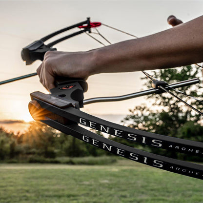 Genesis Archery Original Adjustable Right Handed Compound Bow, Black (2 Pack) - 323576
