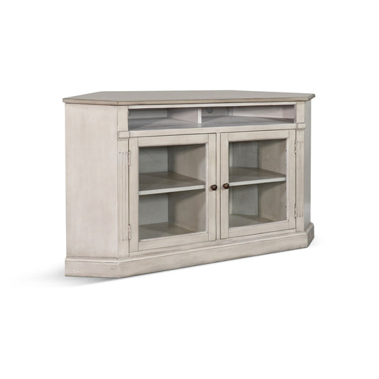 Sunny Designs Westwood Village - Corner TV Stand - Beige - 3635WV
