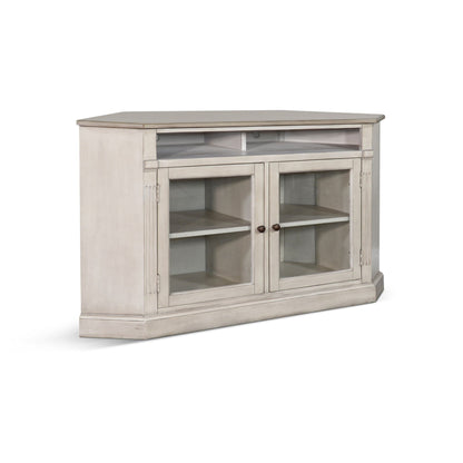 Sunny Designs Westwood Village - Corner TV Stand - Beige - 3635WV