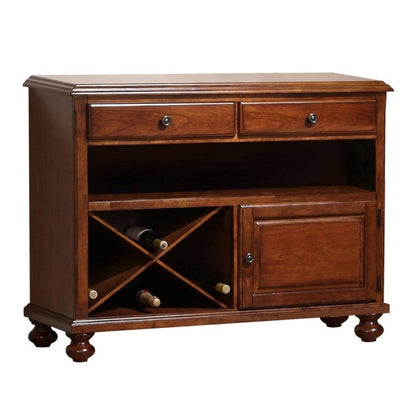 Sunset Trading Andrews Server | Chestnut Brown DLU-ADW-SER-CT - DLU-ADW-SER-CT