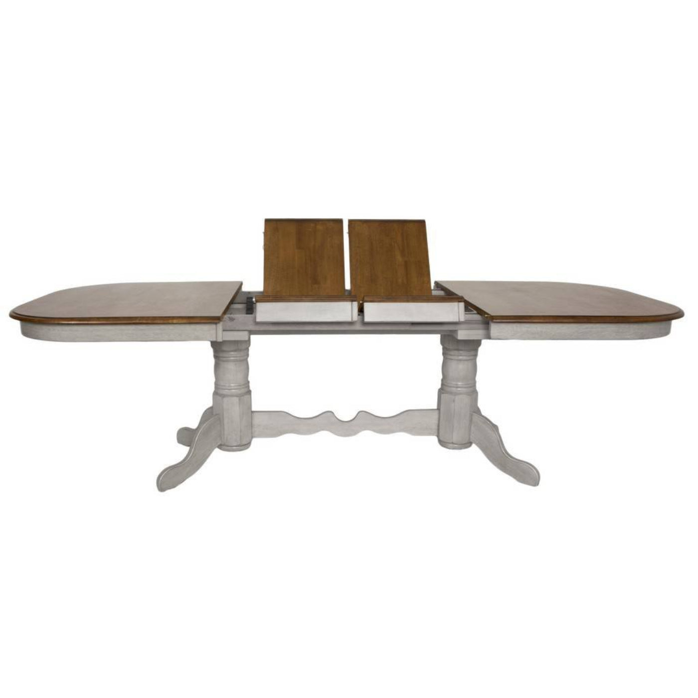 Sunset Trading Country Grove 8 Piece 96" Oval Double Pedestal Extendable Dining Table Set - DLU-CG4296-30AGOBH8