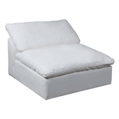 Sunset Trading Cloud Puff 3 Piece 88" Wide Slipcovered Modular Sectional Small L Shaped Sofa - SU-1458-81-3C