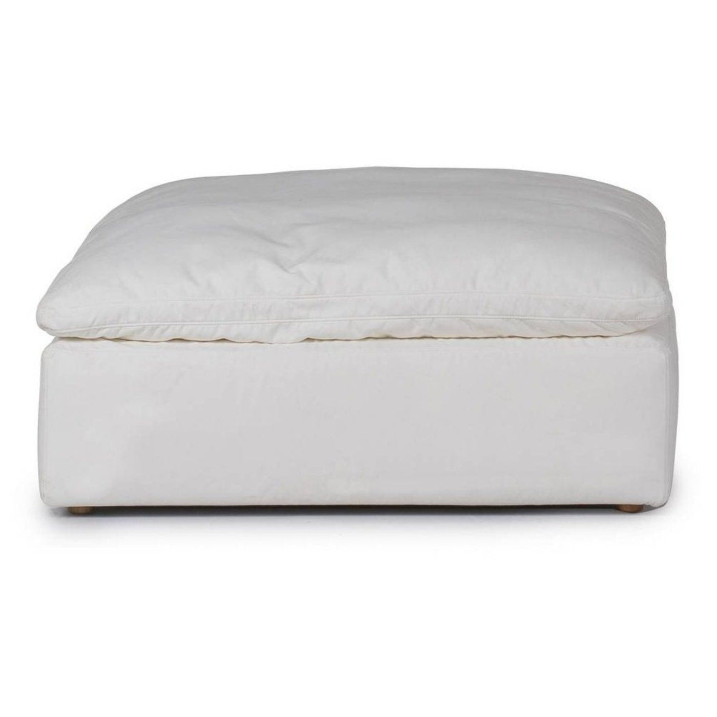 Sunset Trading Cloud Puff 3 Piece 88" Wide Slipcovered Modular Sectional Small L Shaped Sofa - SU-1458-81-3C