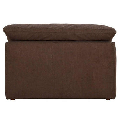 Sunset Trading Cloud Puff 4 Piece 132" Wide Slipcovered Modular Sectional Sofa - SU-1458-88-1C-2A-1O