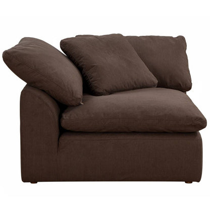 Sunset Trading Cloud Puff 4 Piece 132" Wide Slipcovered Modular Sectional Sofa - SU-1458-88-1C-2A-1O