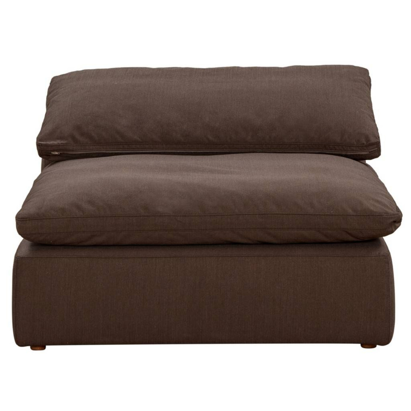 Sunset Trading Cloud Puff 4 Piece 132" Wide Slipcovered Modular Sectional Sofa - SU-1458-88-1C-2A-1O