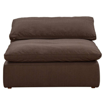 Sunset Trading Cloud Puff 4 Piece 132" Wide Slipcovered Modular Sectional Sofa - SU-1458-88-1C-2A-1O