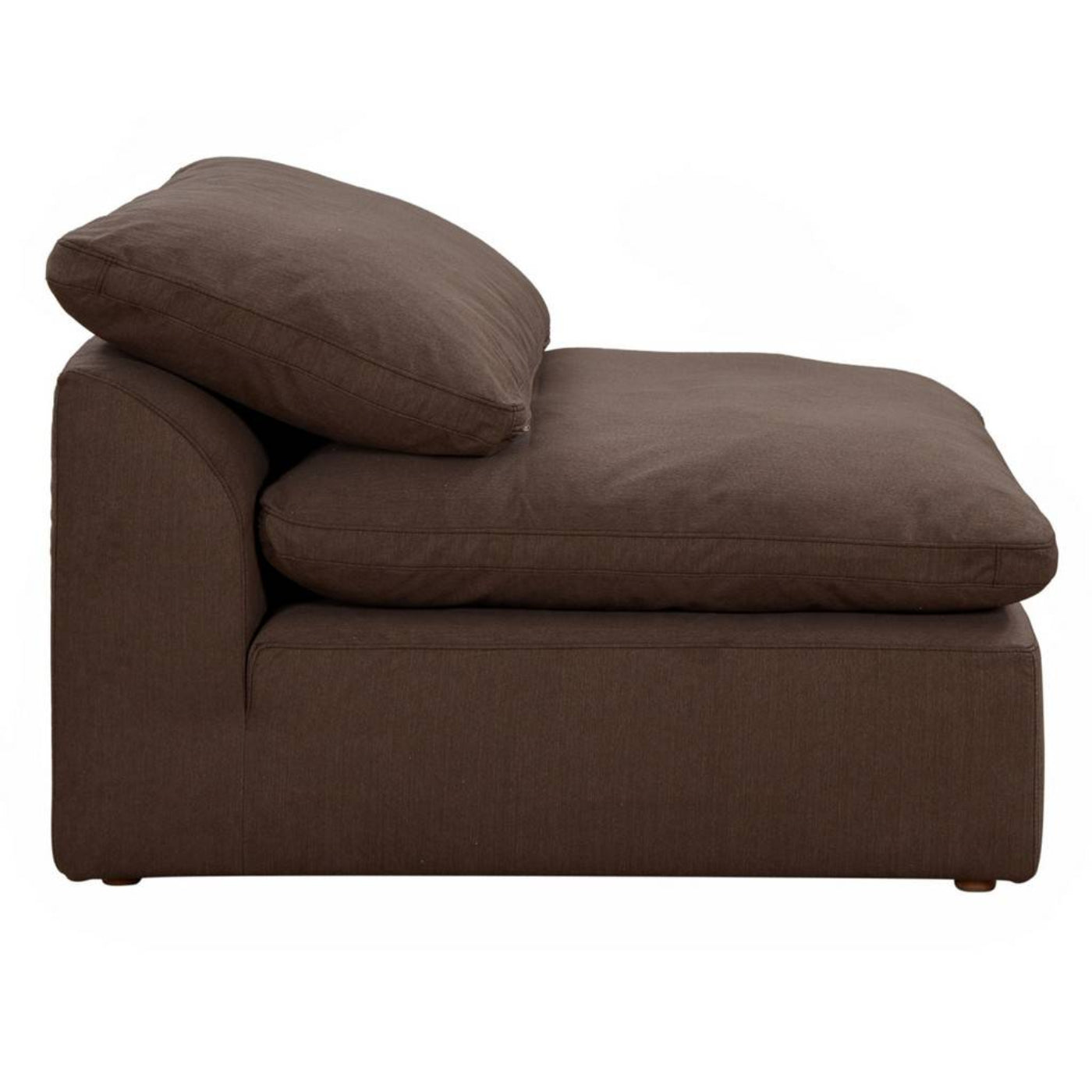 Sunset Trading Cloud Puff 4 Piece 132" Wide Slipcovered Modular Sectional Sofa - SU-1458-88-1C-2A-1O