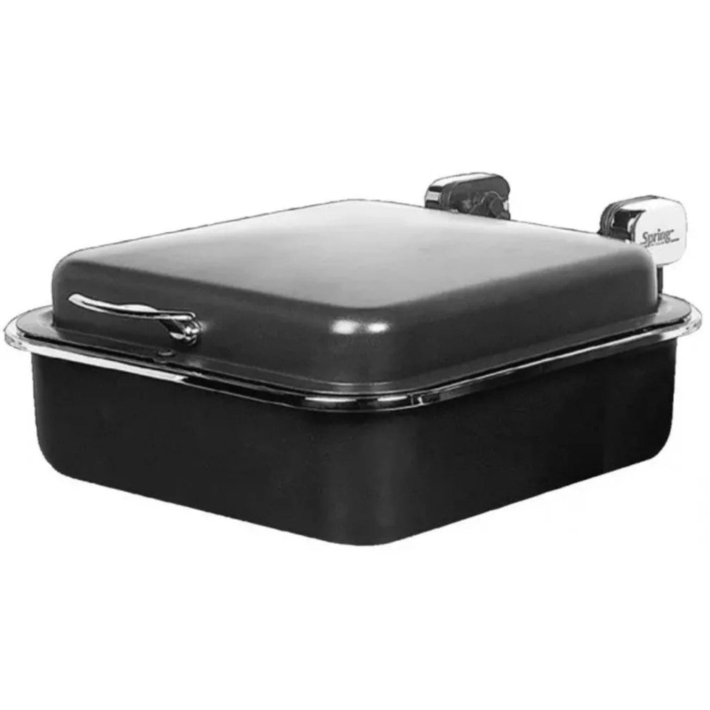 Spring USA 2384-8 Titanium Seasons Induction Buffet Server with Chrome Accents - SP23848