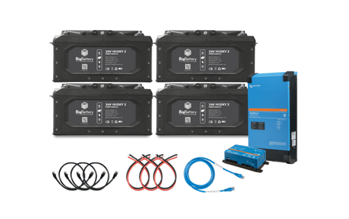 Big Battery 24V 4X HUSKY 2 KIT – Victron - K0703