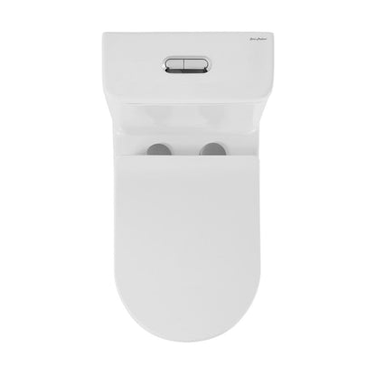 Swiss Madison Burdon One Piece Square Toilet Dual Flush 1.1/1.6 gpf (6-Pack) - SM-1T111-6