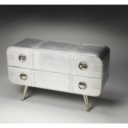 Butler Specialty Company Midway Aviator Console Chest, Silver  - 2554025