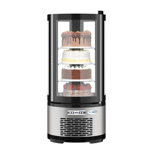 KOOLMORE CDUR3C 19 in. Circular Refrigerated Countertop Bakery Display Case (CDUR-3C)