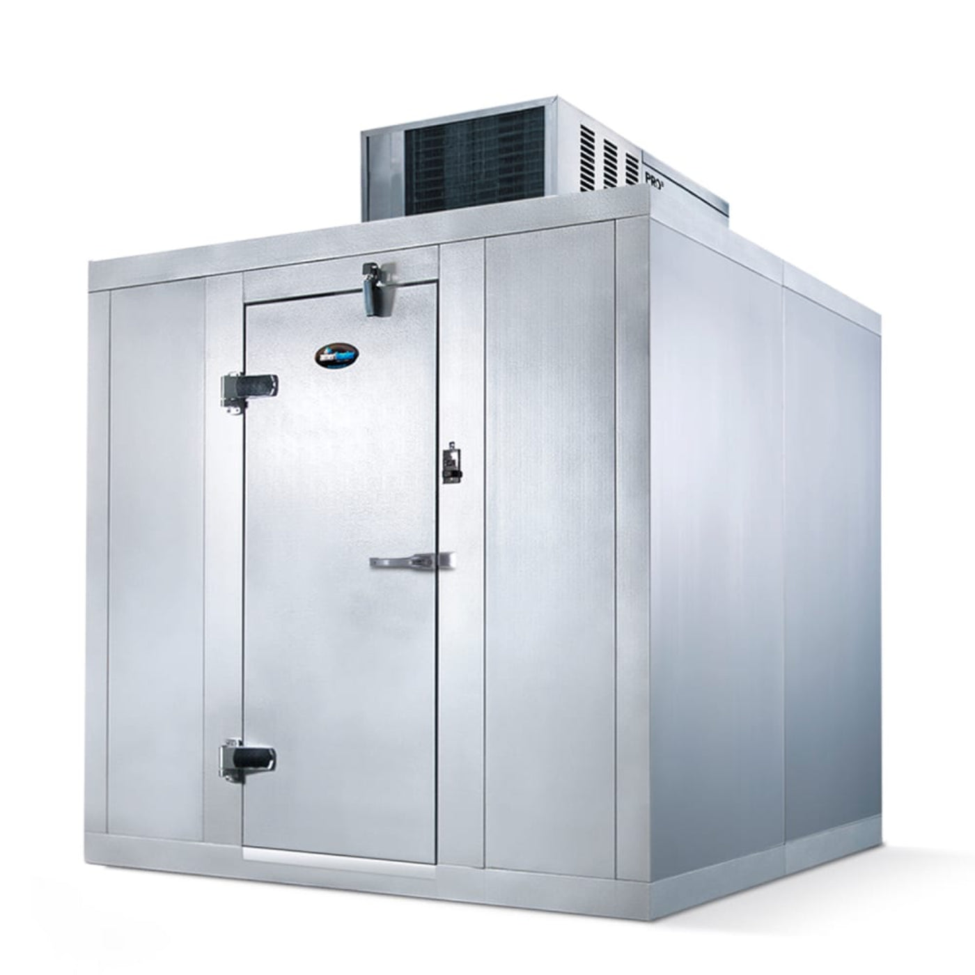 AmeriKooler QC06XX72**NBSC Indoor Walk-In Cooler 6' Wide (Door Side) 7'2-1/4"H W/O Floor - AKQC060672NBSC