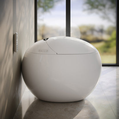 Swiss Madison Plaisir Smart One-Piece 1.28 GPF Single Flush Toilet in Glossy White - SM-ST0701GW