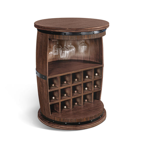 Sunny Designs Homestead - Wine Rack - Dark Brown - 2096TL