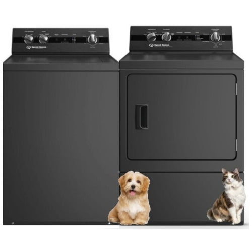 Speed Queen TC5003BN 26 Inch Top Load Washer & Speed Queen DC5004BE 27 Inch Electric Dryer - Speed Queen-TC5003BN-DC5004BE