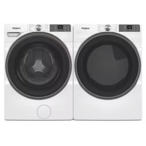 Whirlpool 4.5 cu. ft. Smart Front Load Washer & Whirlpool 27 Inch Smart Electric Dryer - WFW5720RW