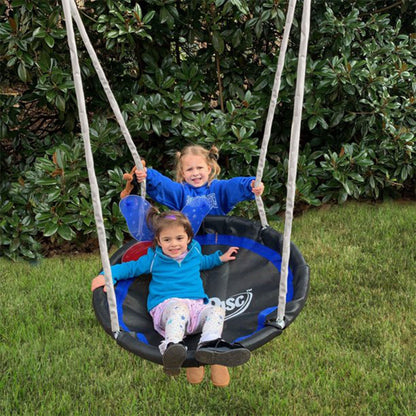 XDP Recreation Freedom Fun Play Swing Set w/See Saw, Super Disc, Swings, & Slide - 285487