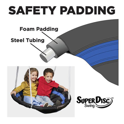 XDP Recreation Fun Swing Set w/See Saw, Super Disc, Swings, & Slide (For Parts) - 306311