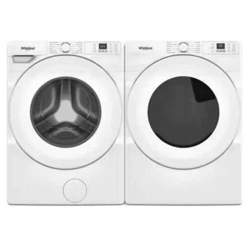 Whirlpool 4.5 cu ft Front Load Washer & Whirlpool 7.4 cu ft Capacity Smart Electric Dryer - WFW4720RW