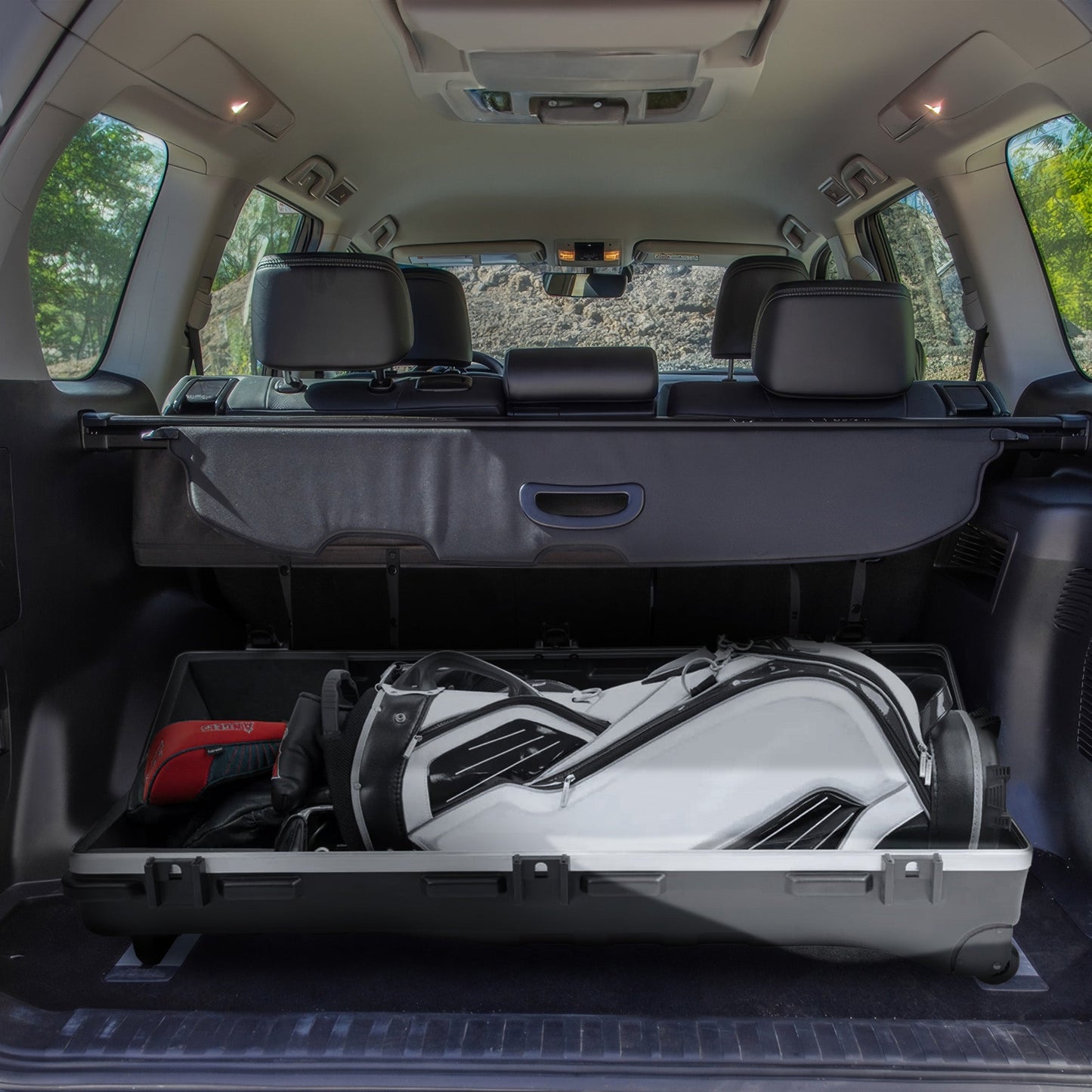 SKB  ATA Staff Pro XL Hard Plastic Storage Cart Golf Travel Case  - 306798
