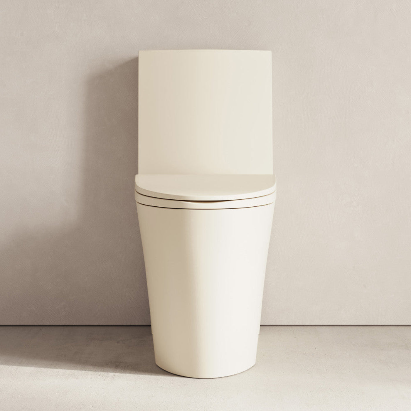 Swiss Madison St. Tropez One-Piece 12" Rough-in 1.1/1.6 GPF Dual Flush Elongated ADA Toilet in Matte Bisque - SM-1T0801BI
