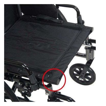 Drive Medical Viper Plus GT Full Reclining Wheelchair - DM-PLA416RBDFA