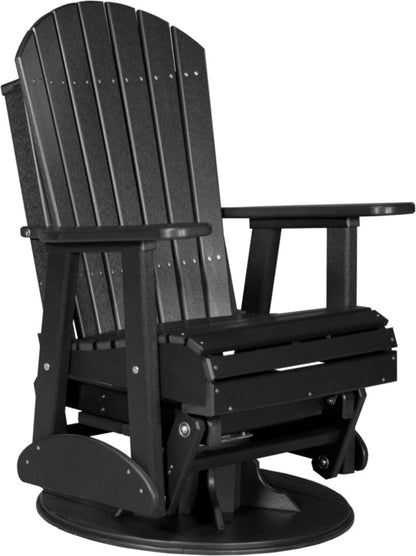 LuxCraft 2' Adirondack Swivel Glider - 2SAPGCHB